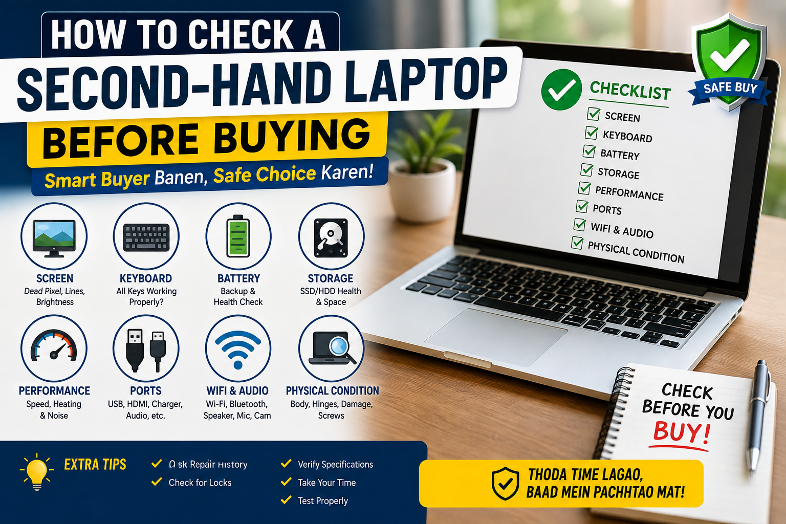 How to Check a Second-Hand Laptop Before Buying: A Complete Buyer’s Guide